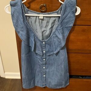 Old navy denim blouse